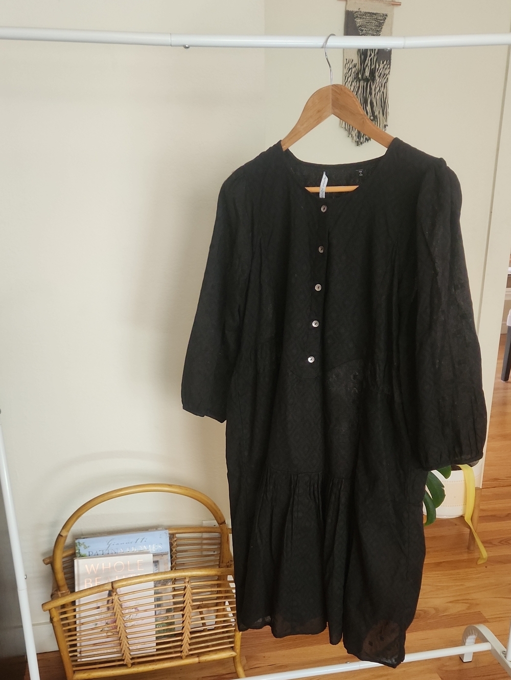 Gudrun Sjoden Black Cotton Dress
